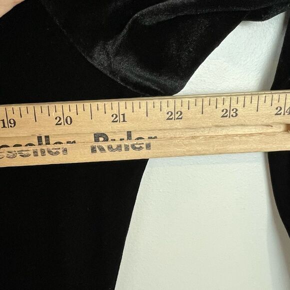 Liz Claiborne 90s Black Velvet Dress - Picture 10 of 13